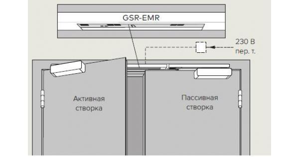 Устройство последовательного закрывания дверей